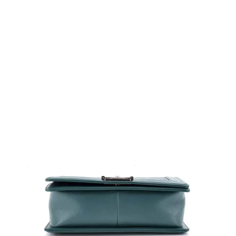 Chanel Boy Flap Bag Chevron Caviar Old #258271C30B